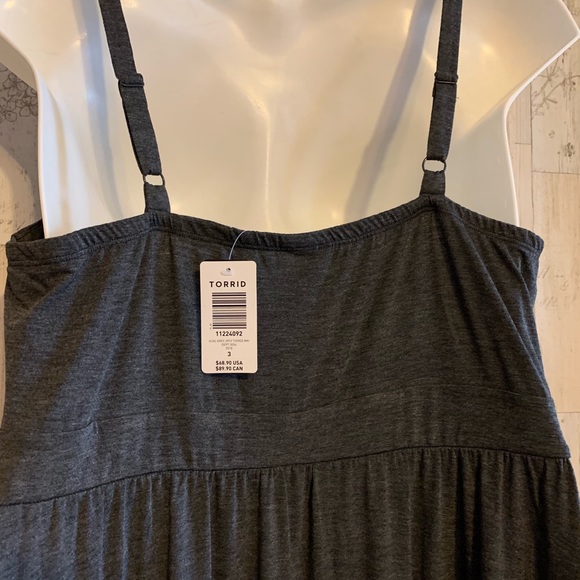 NWT torrid size 3 tiered maxi dress - Picture 7 of 8